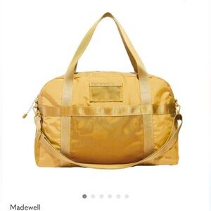 NWT Madewell | Yellow Gold Nylon Duffel Gym Bag